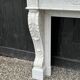 Louis XVI Fireplace In White Carrara Marble Circa 1880