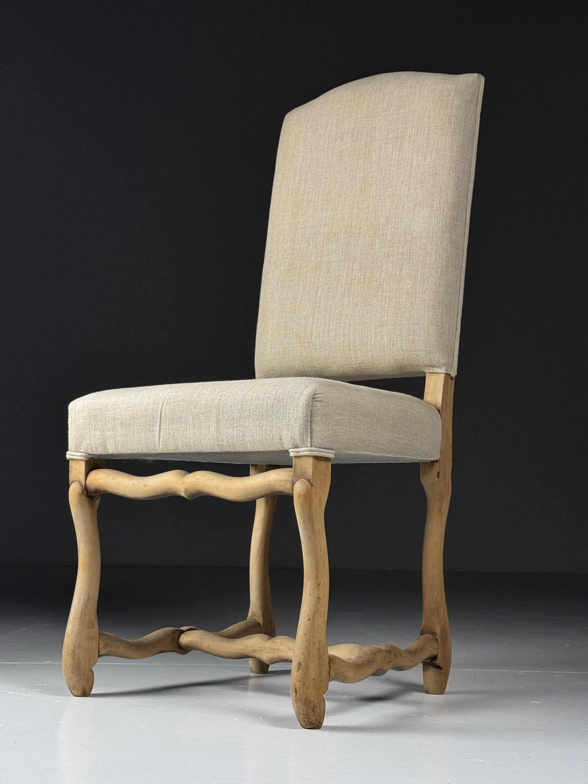 Set of 4 Os de Mouton dining chairs