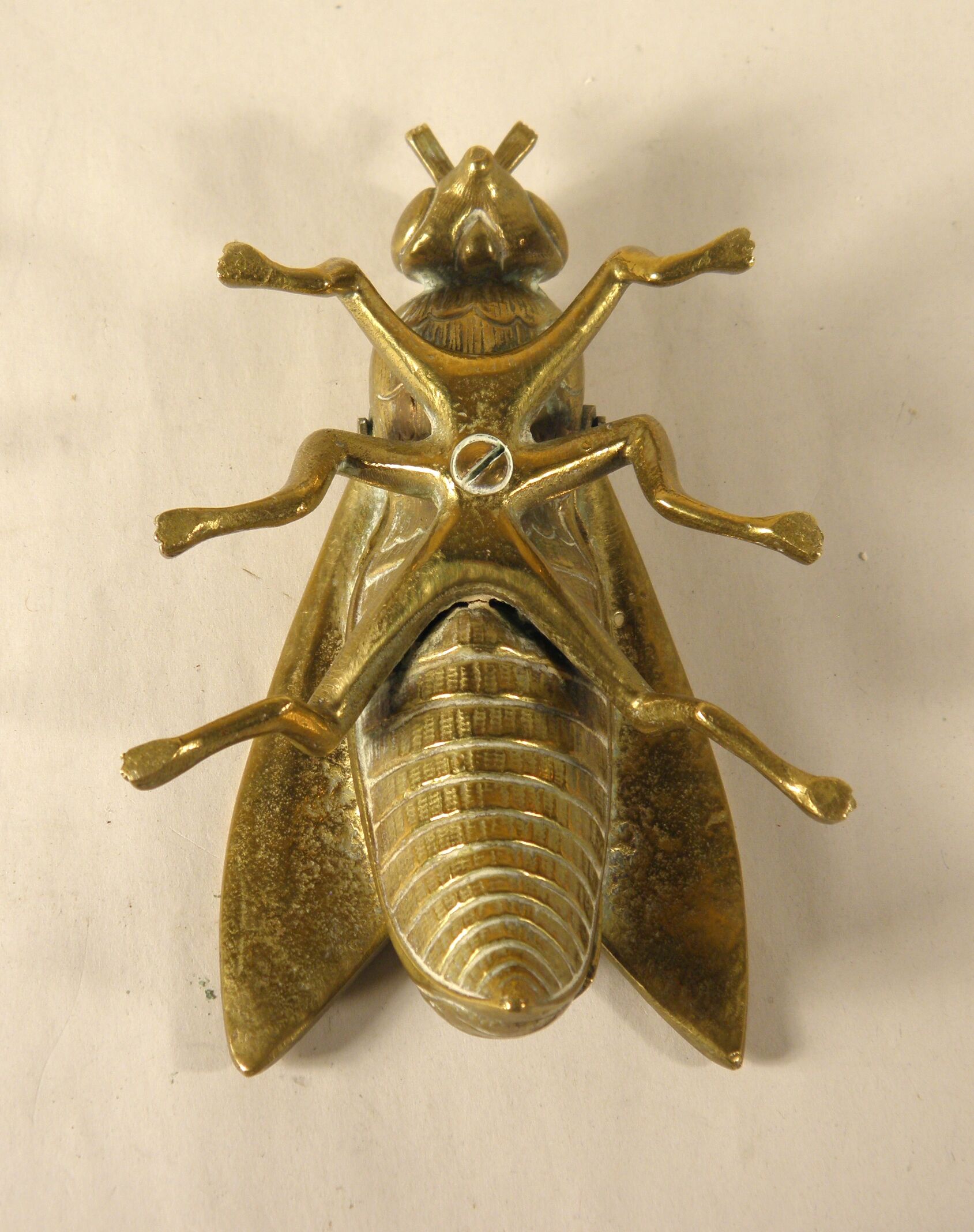 Brass "fly" ashtray