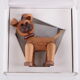 Cheerful wooden dog by chresten sommer for spring copenhagen denmark