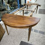 Very beautiful extending table, six spindle legs, Louis 16 period