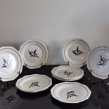 Set of dessert plates St Amans model IRMA
