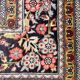 Large hand-knotted Persian Ghom carpet, silk on cotton – 150 x 260 cm
