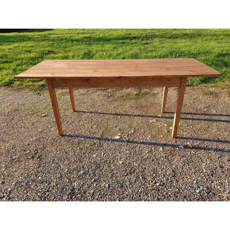 Table de ferme campagnarde en pin