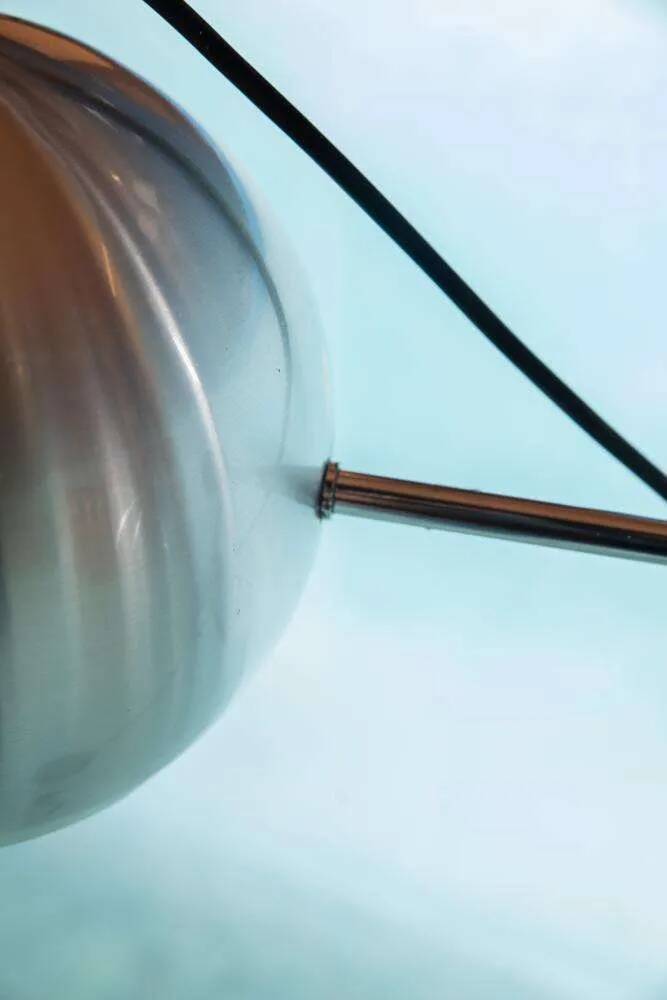 Space-age floor lamp with adjustable spots from the 1970s.