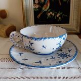 Ancienne Grande tasse et sous-tasse à chocolat Martres Tolosane
