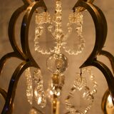 Louis XV style cage chandelier with tassels