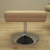 Lounge armchair and footstool set, Danish design, 1970s, manufacture: BoCon