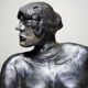 Buste de femme en céramique, XXème s.