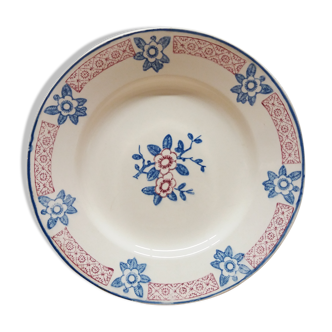 Set 6 assiettes plates Longwy