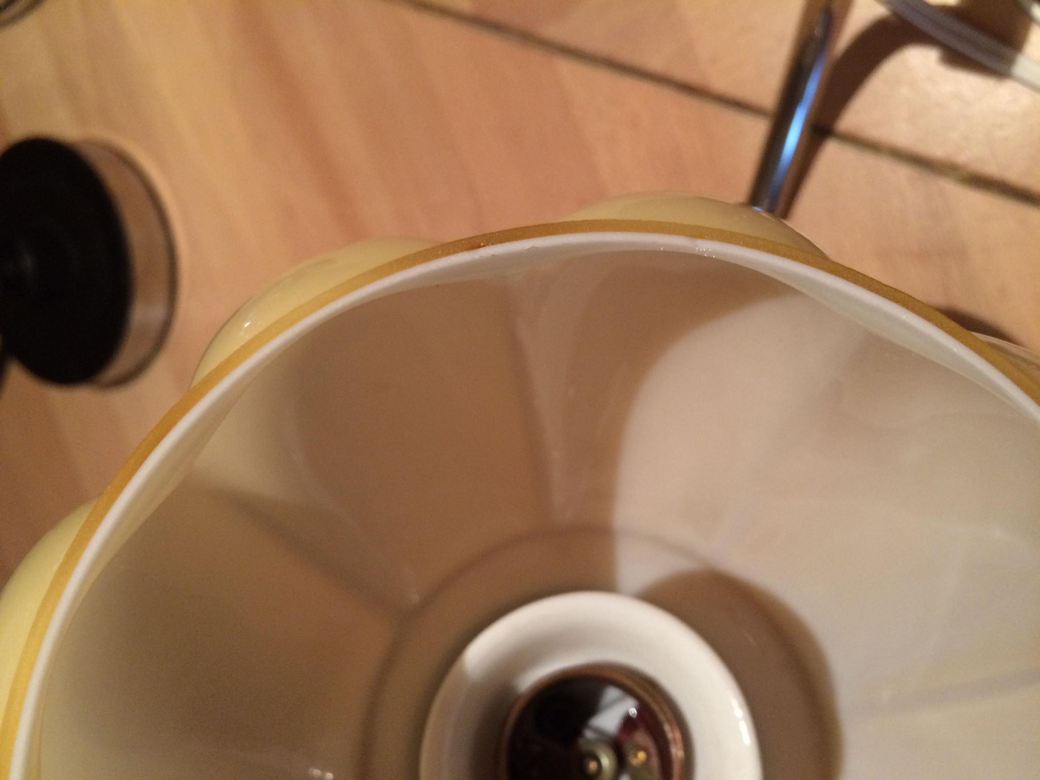 Art deco lamp molded glass and chrome, wall lamp 30s