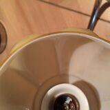 Art deco lamp molded glass and chrome, wall lamp 30s