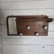 Vintage 60s oak coat rack