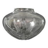 Vase boule en cristal taillé style Art Déco