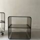 Smoked plexiglass side table by M. Dumas for Roche Bobois, 1970 design