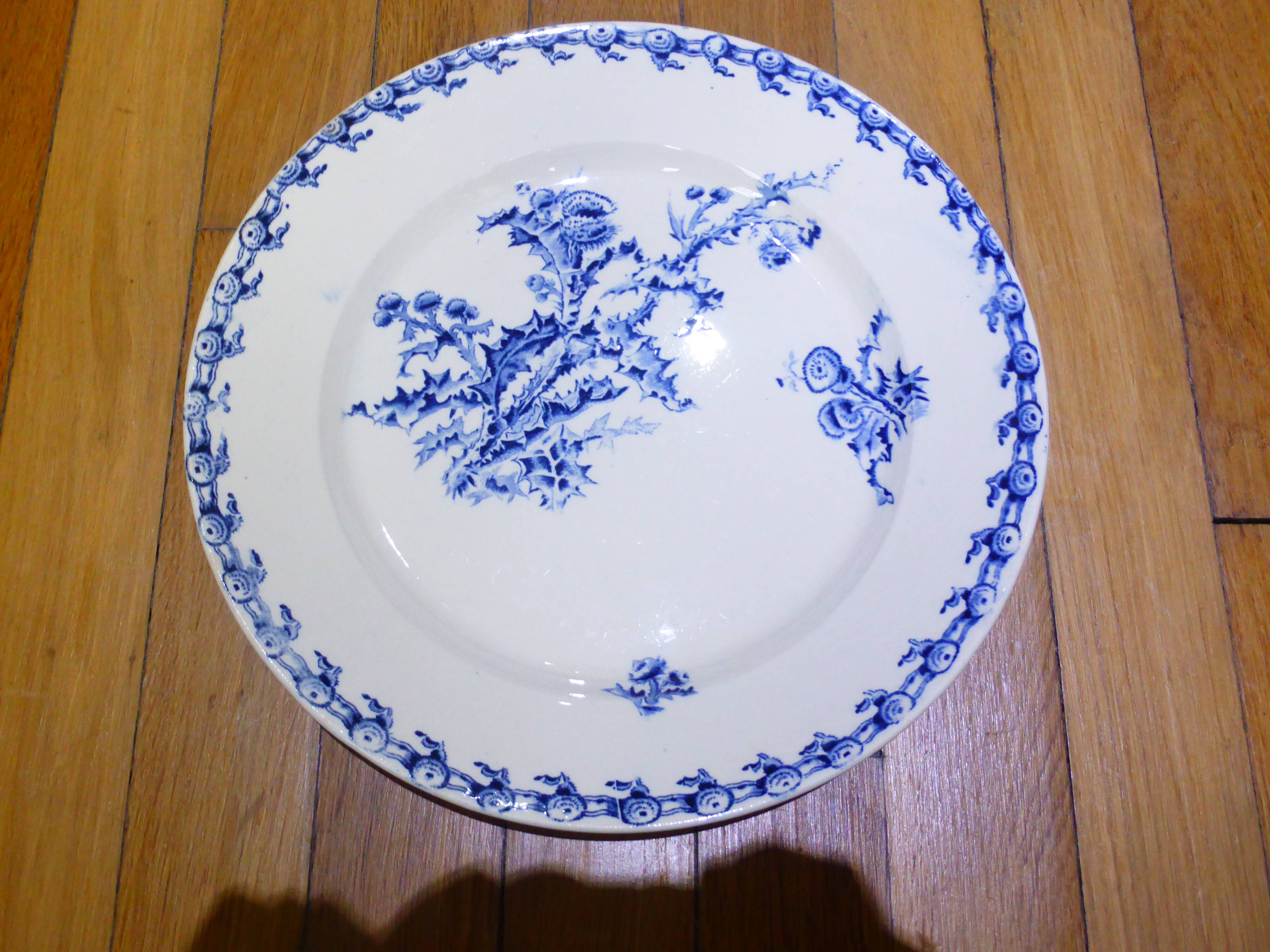 1 round plate Gien Chardons (13)