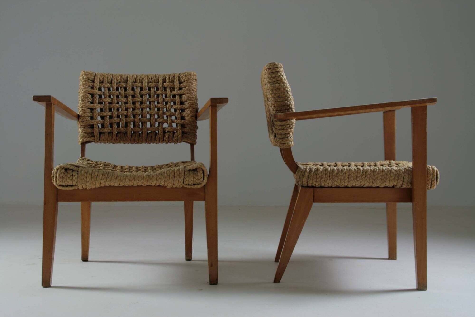 Pair of bridge armchairs Vibo, 1950s France