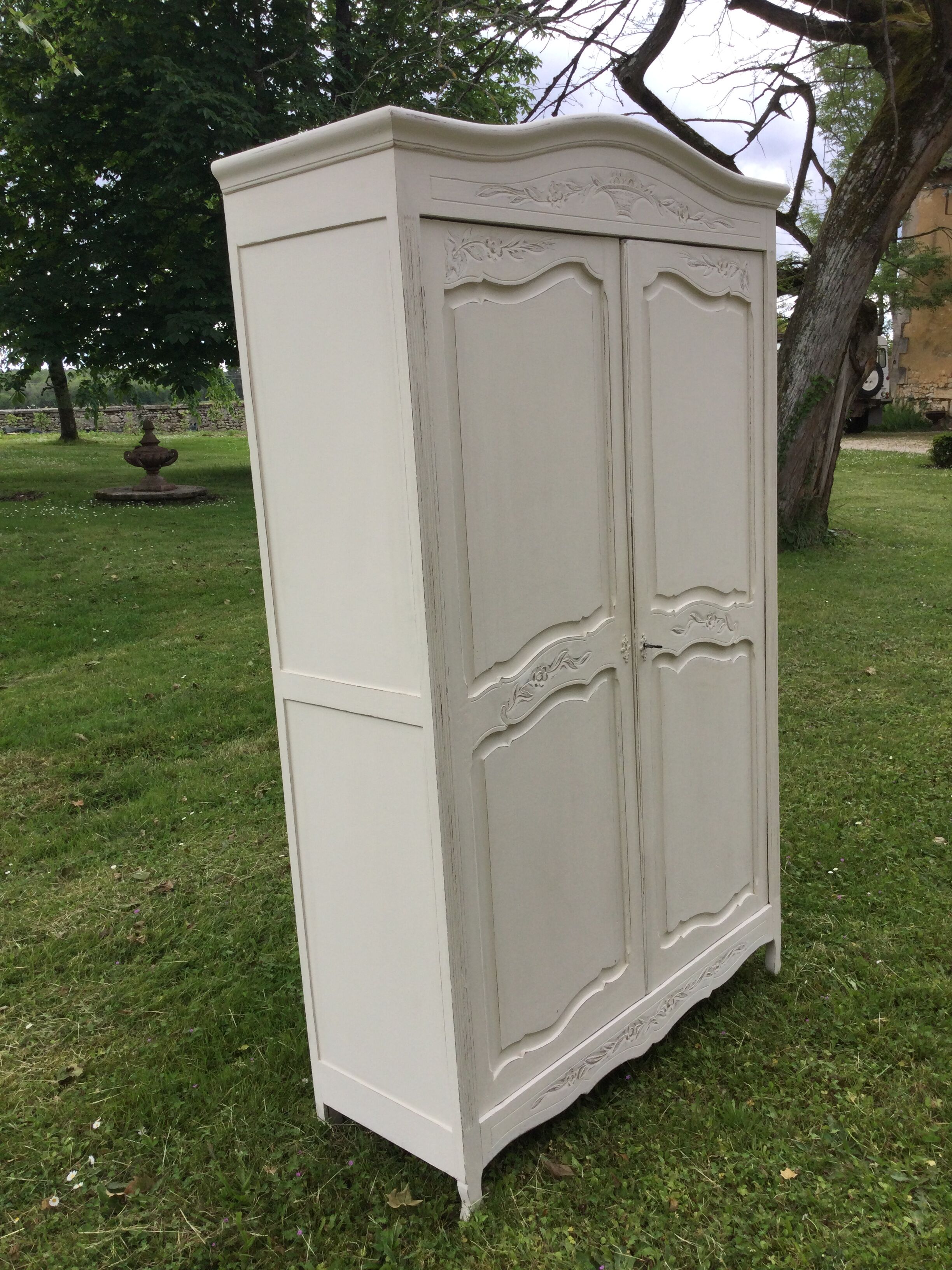 Old patinated cabinet