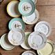 Lot de 12 assiettes plates vintage dépareillées