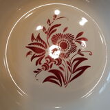 Great deep dish Sarreguemine earthenware