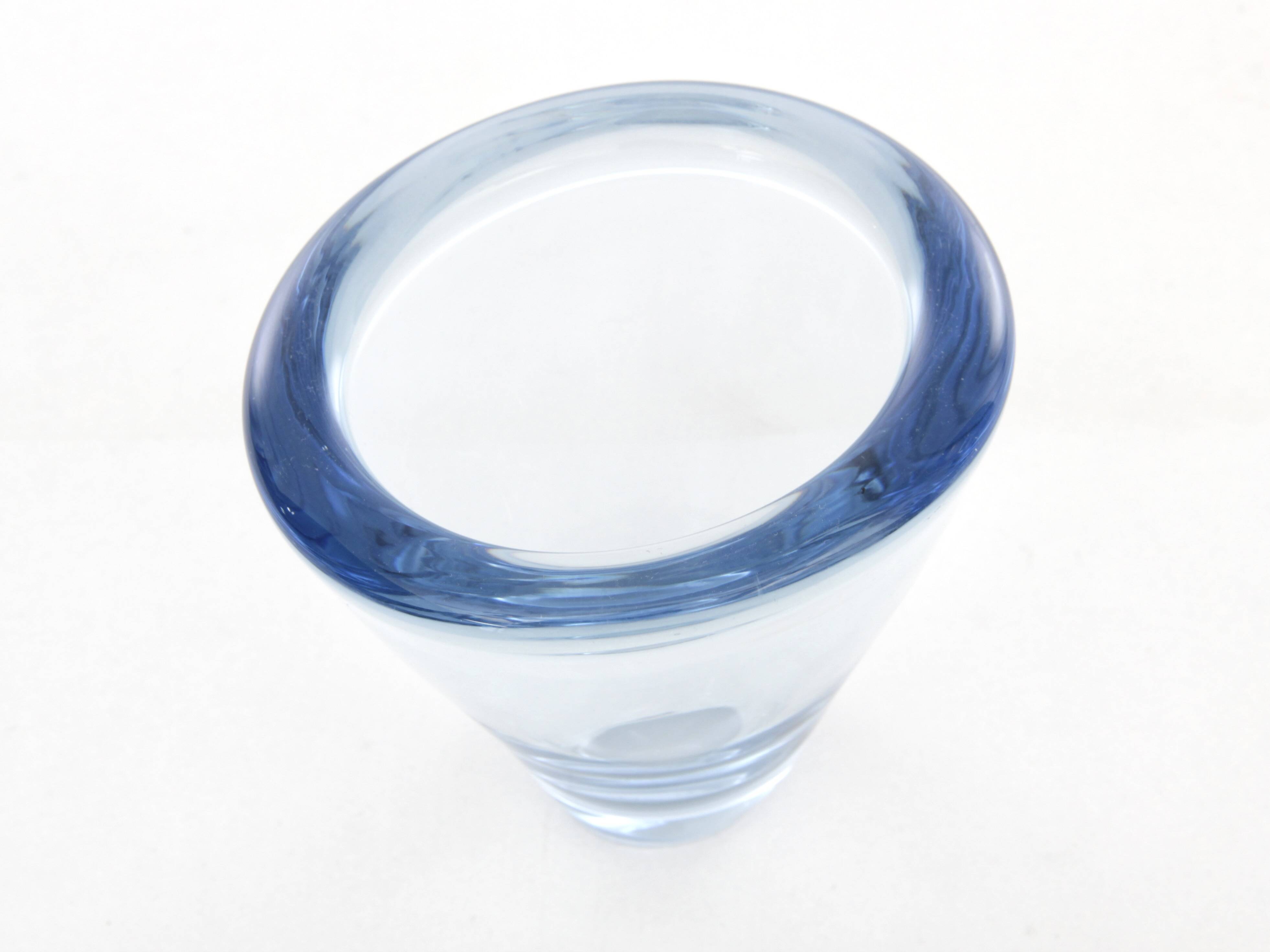 Small blown glass vase by Per Lütken