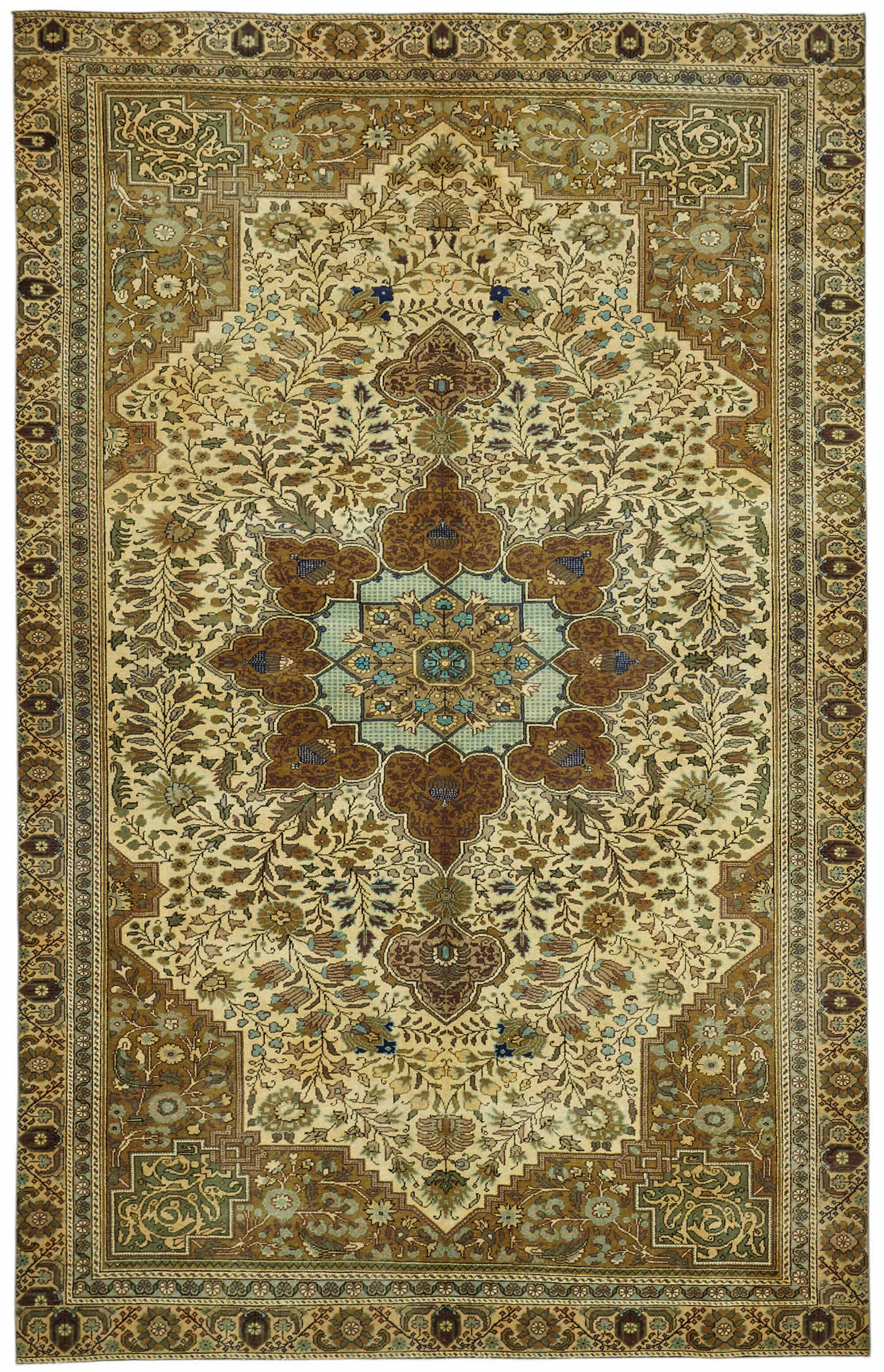 Turkish Wool Vintage Kayseri Rug 178 cm x 291 cm
