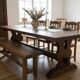 Monastery Vintage Table - Oak & Poplar Top - Country Spirit C