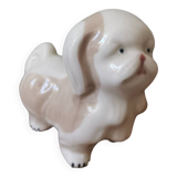 Large vintage zoomorphic porcelain dog figurine