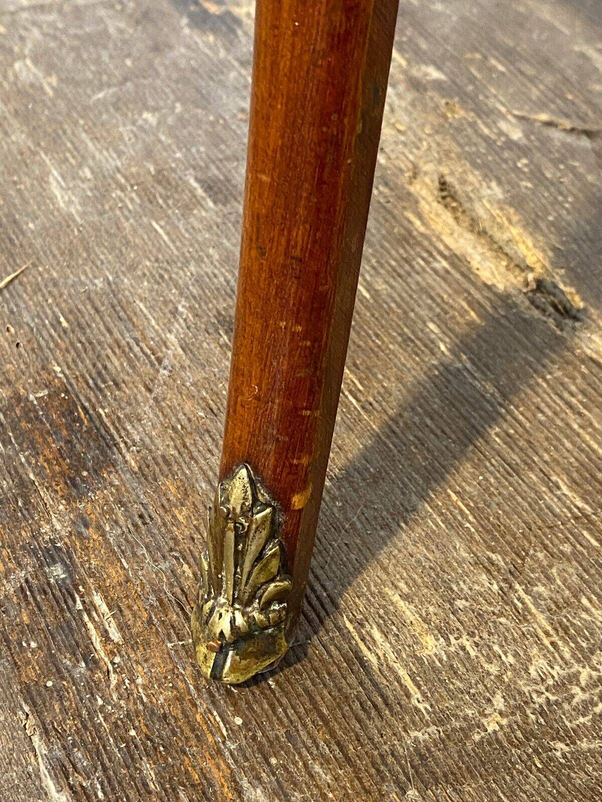 Louis XV side table in mahogany, marquetry and gilded bronze, circa 1900