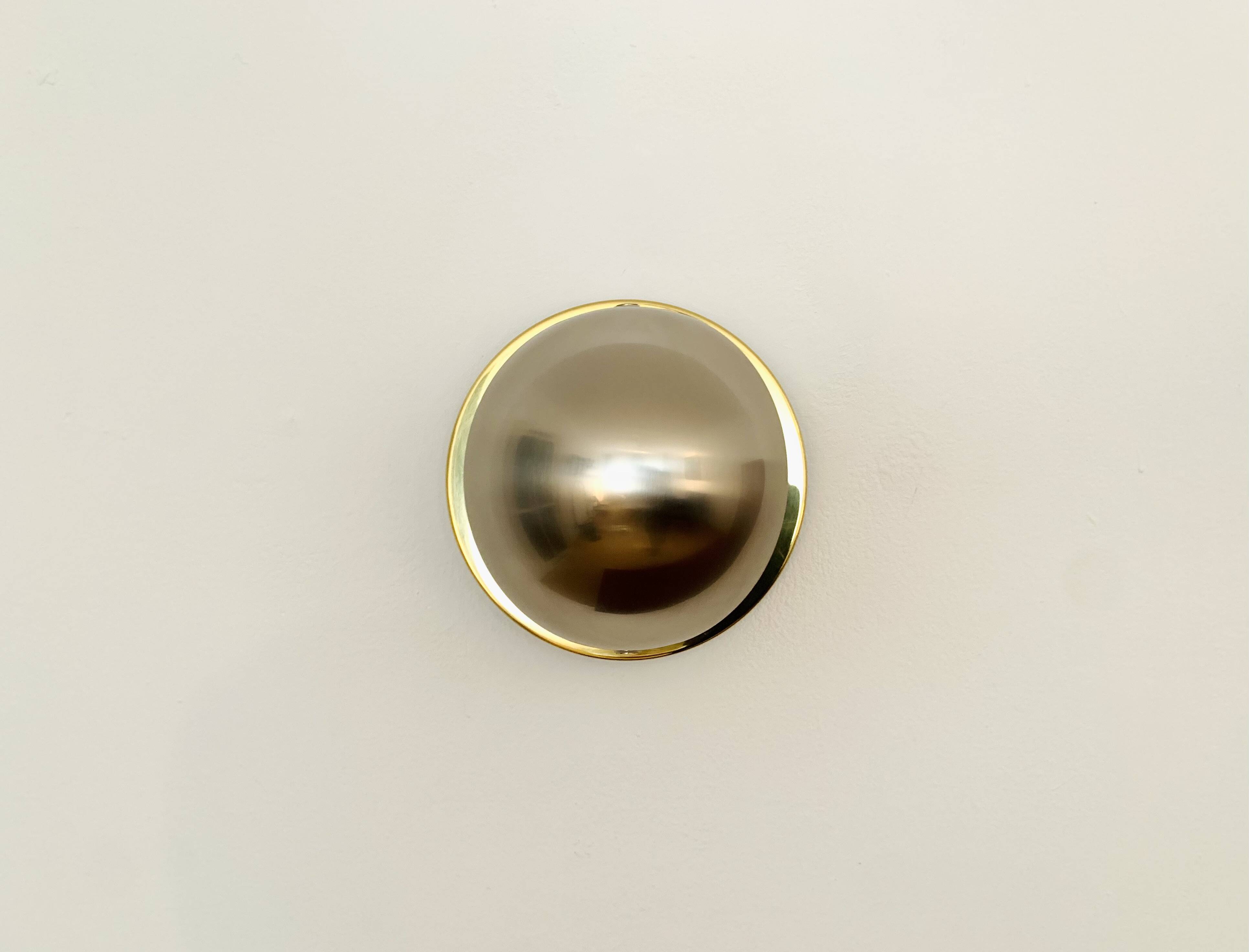 Set of 2 1970s Bicolor Space Age Wall Lamps by Sölken