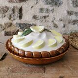 Lemon slushie, pie dish