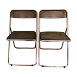 Two chrome chairs 70