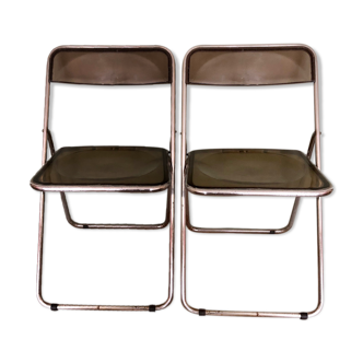 Two chrome chairs 70