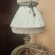 Table lamp in Hollywood Regency boudoir style from the 1950s.