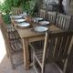 Ancienne table de ferme rénovée