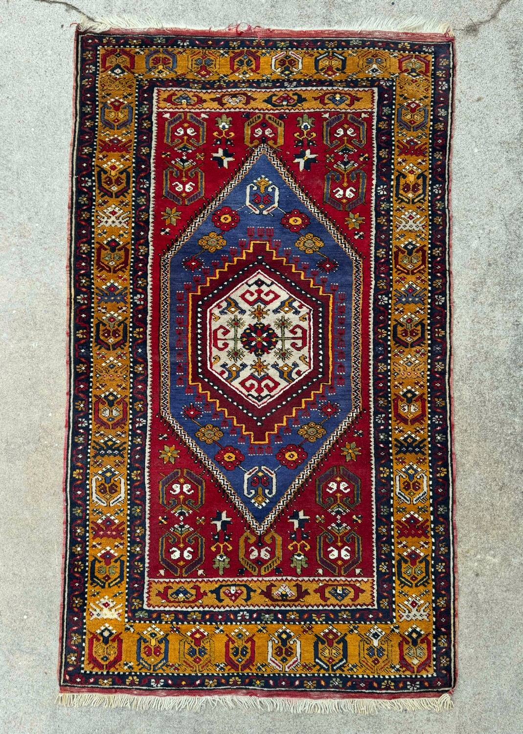 Antique Turkish Yahyali Carpet