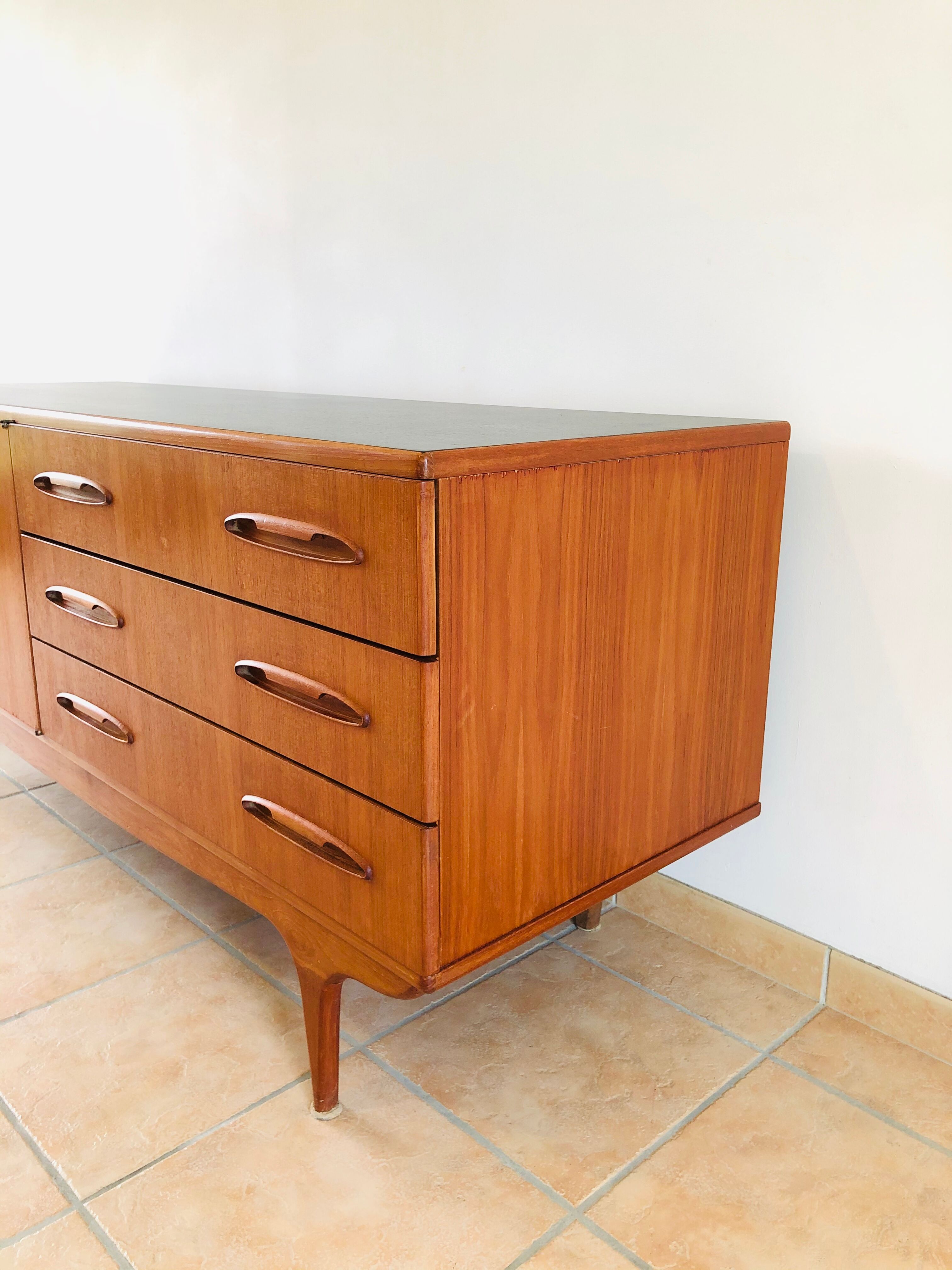 Scandinavian teak line buffet