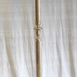 Lampadaire en laiton massif style Hollywood Regency - années 70