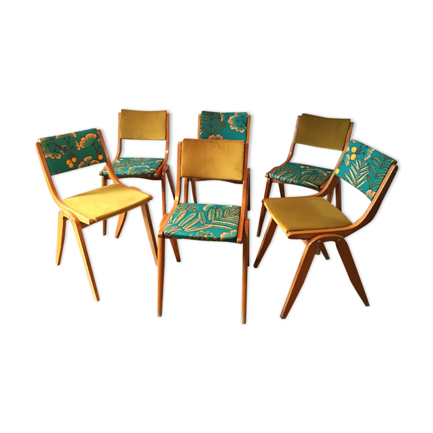6 vintage chairs