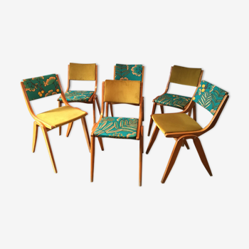 Set de 6 chaises vintage