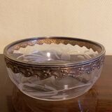 antique crystal catchall