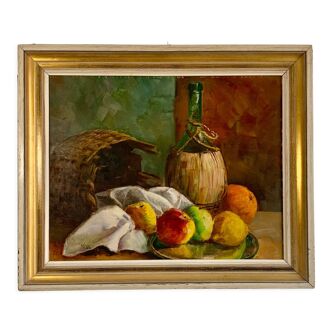 Peinture à l’huile, nature morte 1956