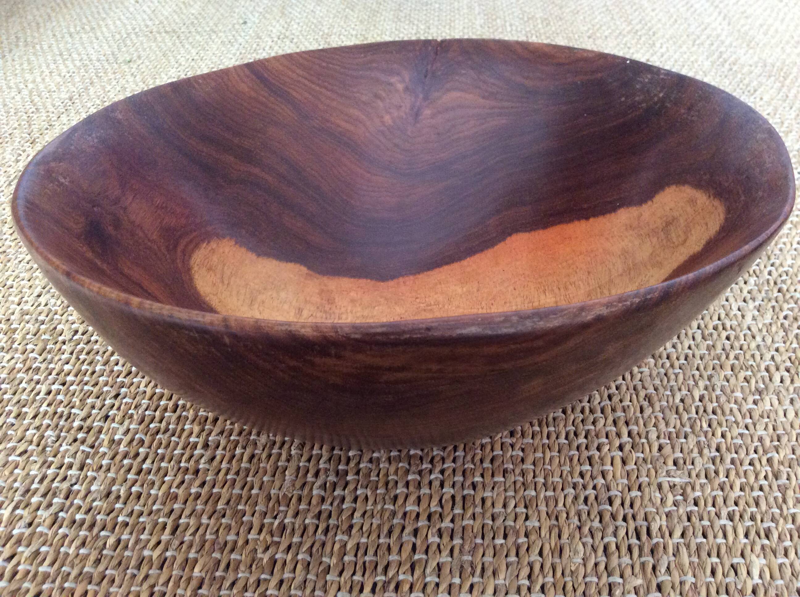 Wooden salad bowl