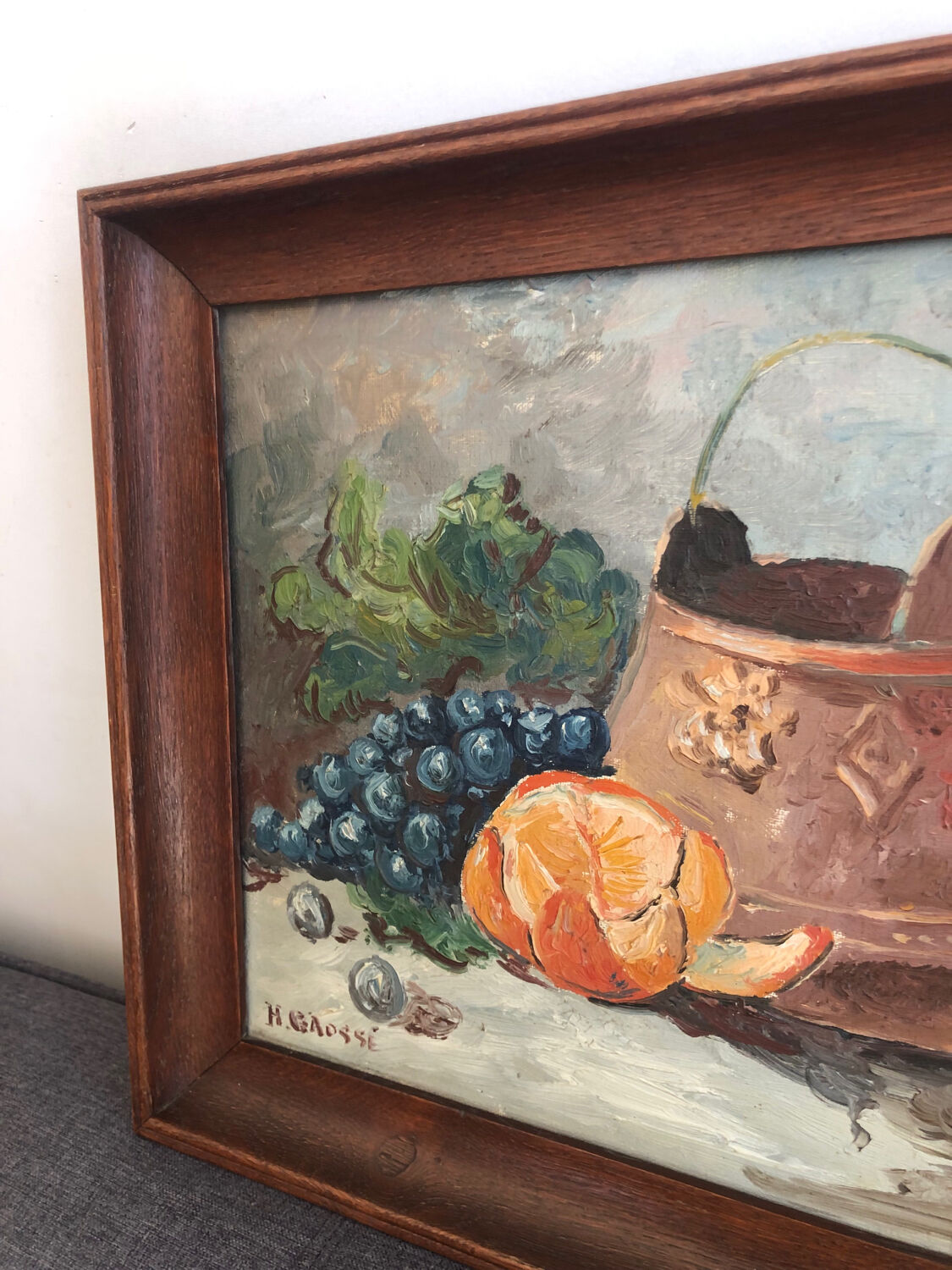 Still life with orange