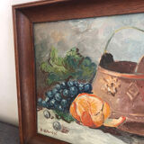 Still life with orange