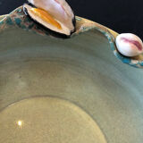 Paris ceramic dish with slip decoration, by Suzy Coste