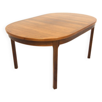 Table de salle à manger en noyer, "Rimbo" L-B Design Group,Troeds, Bjärnum, Suède, 1960