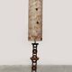 Danish vintage wooden floor lamp 1970 'Totem'