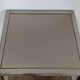 Side tables, chrome metal end tables