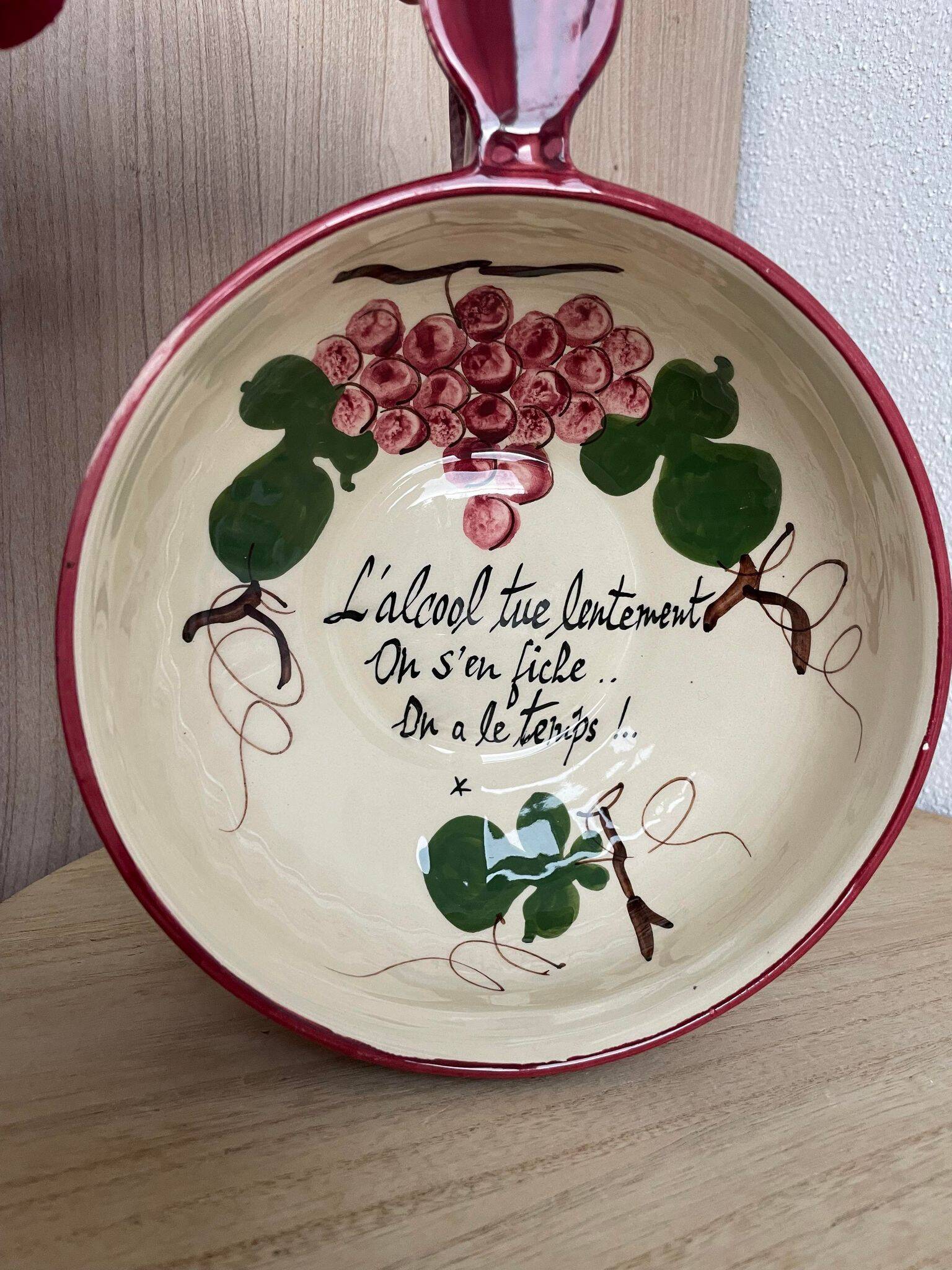 Grand bol humour vintage